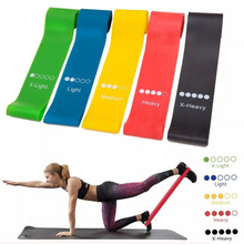 Load image into Gallery viewer, Resistance Fitness Bands Set (5pcs)
