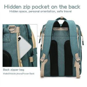 Baby BedPack™ Diaper Backpack With Changing Bed