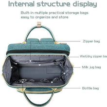 Load image into Gallery viewer, Baby BedPack™ Diaper Backpack With Changing Bed
